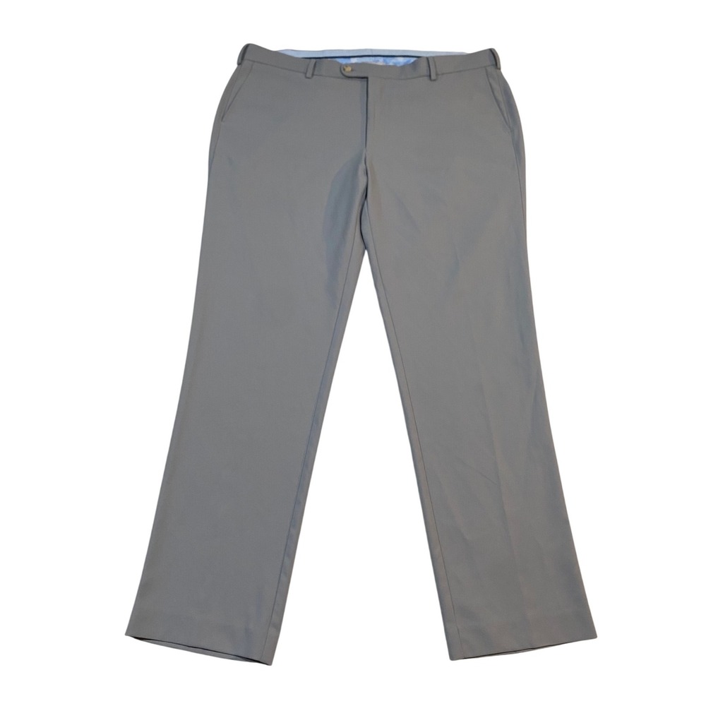 Peter Millar Gale Grey Performance Golf Trousers Pants Mens 38/32 MS20EB78FB